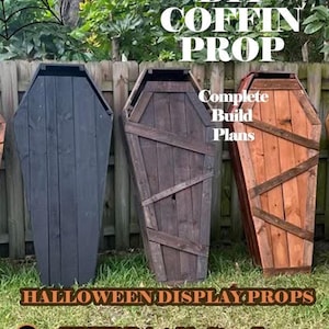 Coffin Prop Plans, 51-Inch Scalable Woodworking PDF Guide