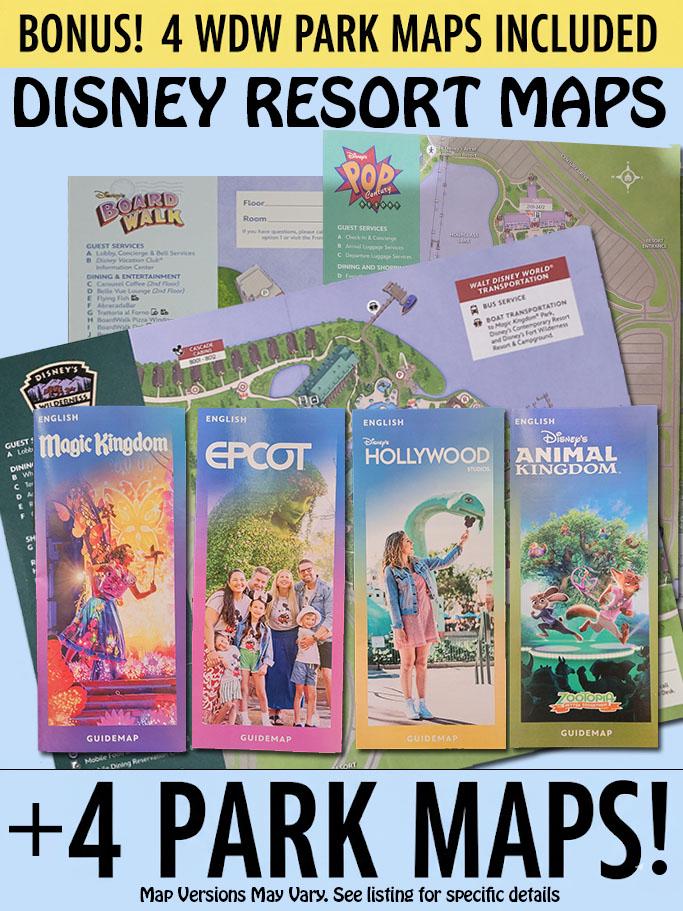 Disney's Resort Hotel Property Map Disney + 4 Park Map Walt Disney Disney's Resort Hotel Property Map Disney + 4 Park Map Walt Disney