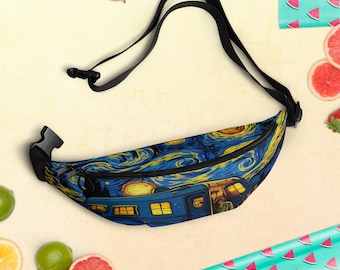 Starry Night Camping Fanny pack