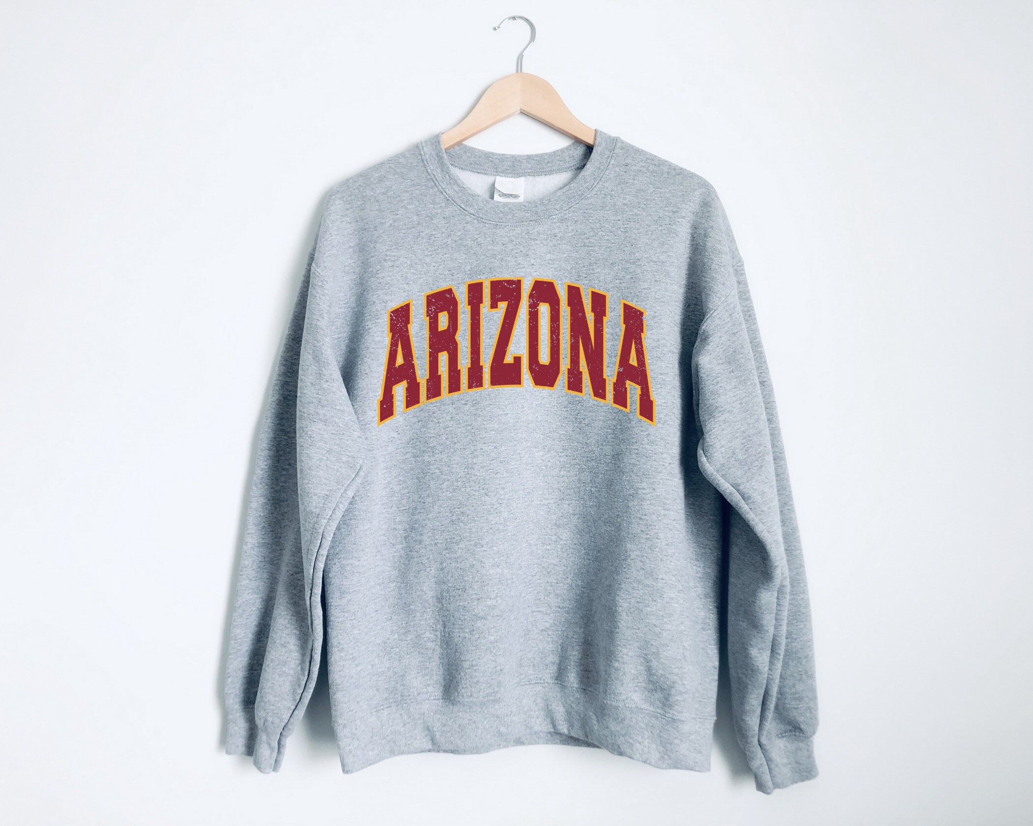 arizona crew neck sweaters