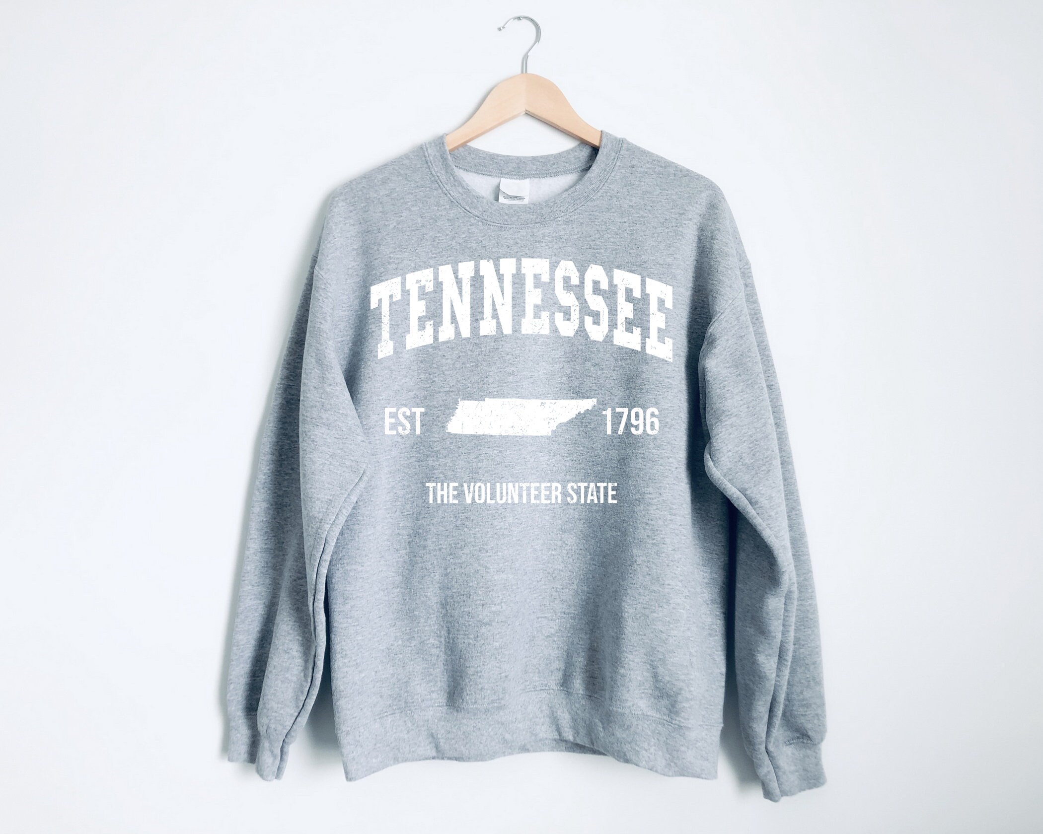 Tennessee Sweatshirt Tennessee Crewneck Sweatshirt Tennessee Etsy