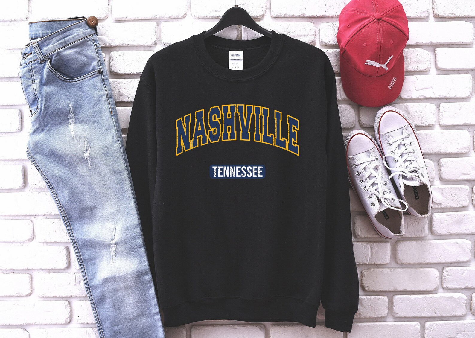 Nashville SweatshirtNashville Crewneck SweatshirtNashville Etsy