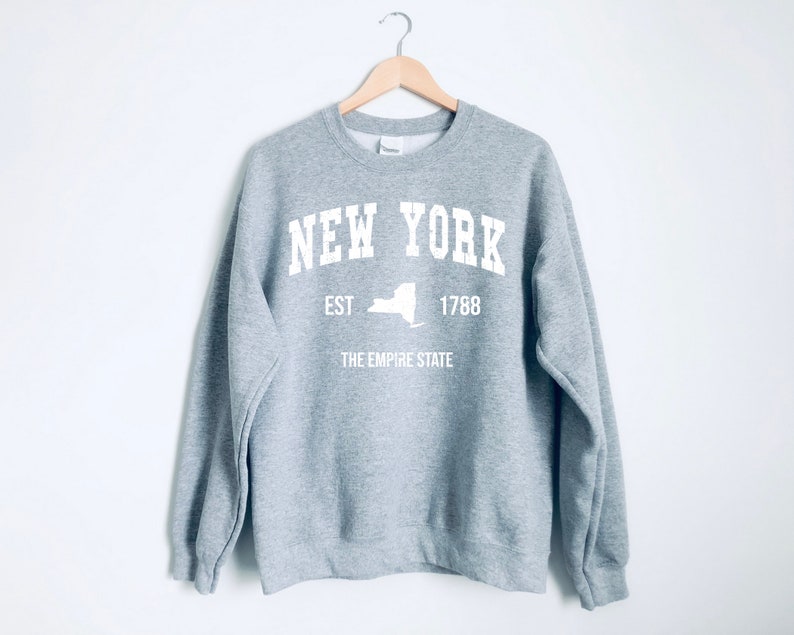 New York Sweatshirt New York Crewneck Sweatshirt new York | Etsy