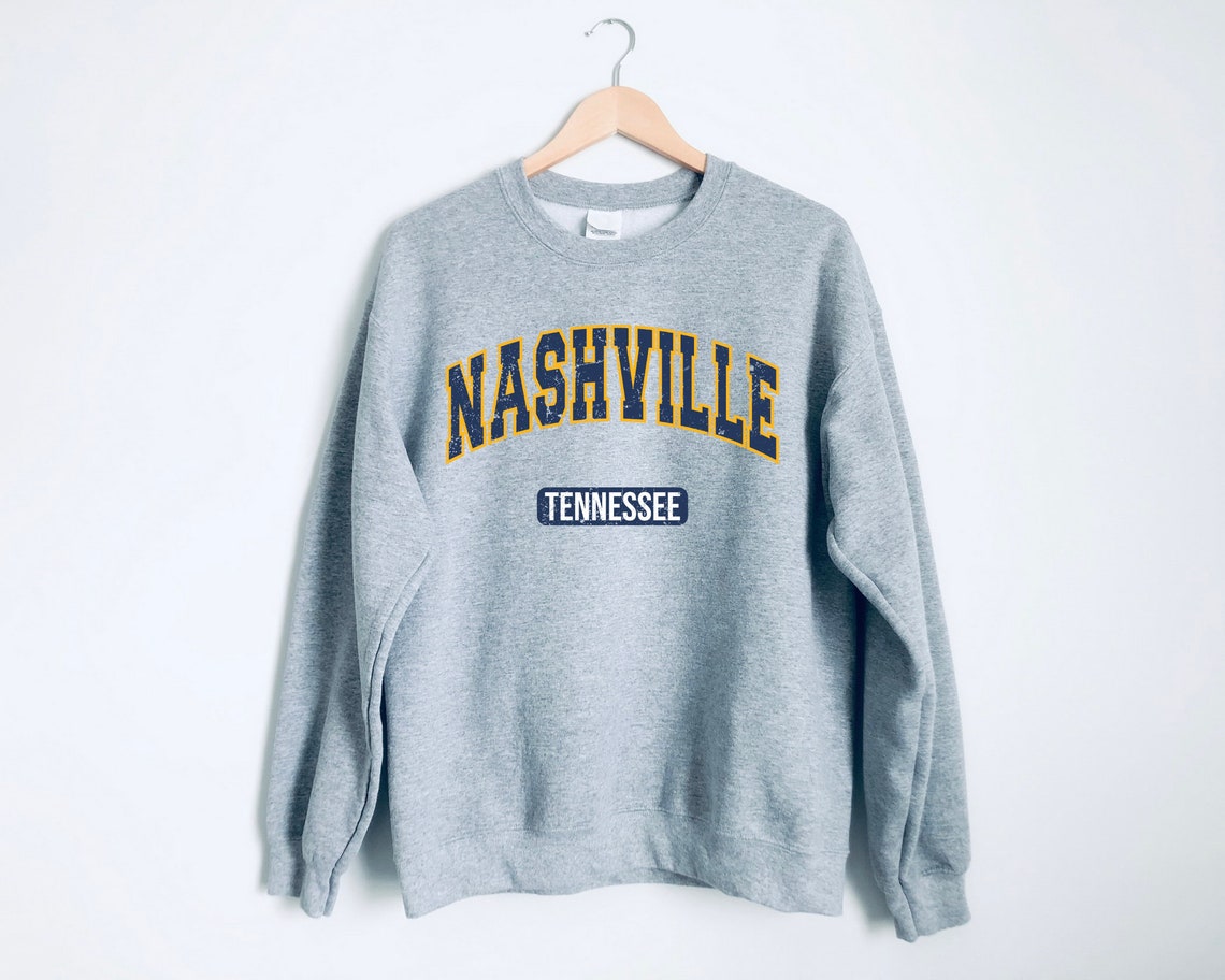 Nashville SweatshirtNashville Crewneck SweatshirtNashville Etsy