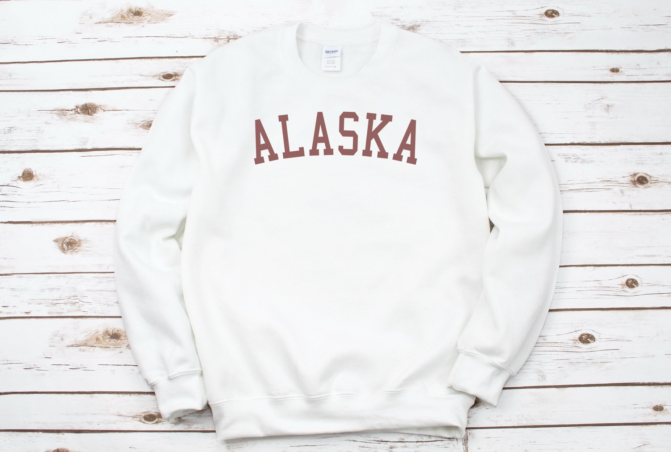 Alaska Sweatshirt Alaska Crewneck Sweatshirt Alaska Sweater Etsy