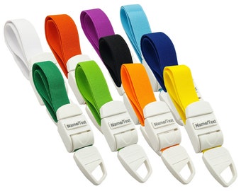ROLSELEY Benutzerdefinierte Schnalle Personalisiertes Quick and SlowRelease Tourniquet für Krankenschwestern - Geschenkidee für Krankenschwestern - 10 Farben zur Auswahl
