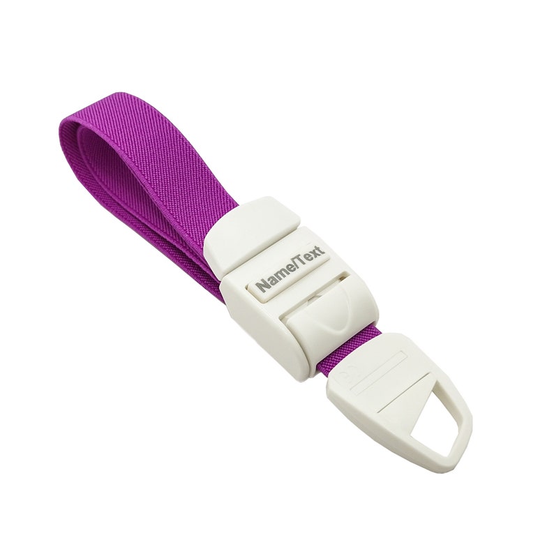 ROLSELEY Benutzerdefinierte Schnalle Personalisiertes Quick and SlowRelease Tourniquet für Krankenschwestern Geschenkidee für Krankenschwestern 10 Farben zur Auswahl Violet