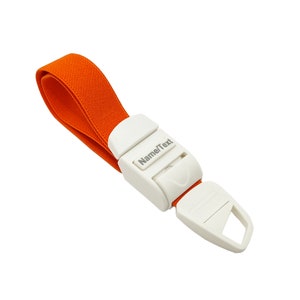 ROLSELEY Benutzerdefinierte Schnalle Personalisiertes Quick and SlowRelease Tourniquet für Krankenschwestern Geschenkidee für Krankenschwestern 10 Farben zur Auswahl Red Orange
