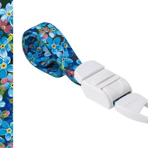 Rolseley Medical Tourniquet with FORGET Me NOT Pattern with ABS Plastic Buckle Latex Free for Doctors, Nurses and Paramedics