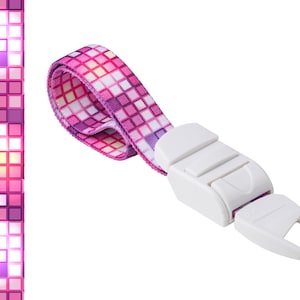 Rolseley Medical Tourniquet with Pink Mosaic Pattern with ABS Plastic Buckle Latex Free for Doctors, Nurses and Paramedics