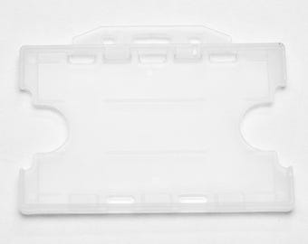 Clear Plastic ID Badge Holder (fits Any Rolseley Lanyard)