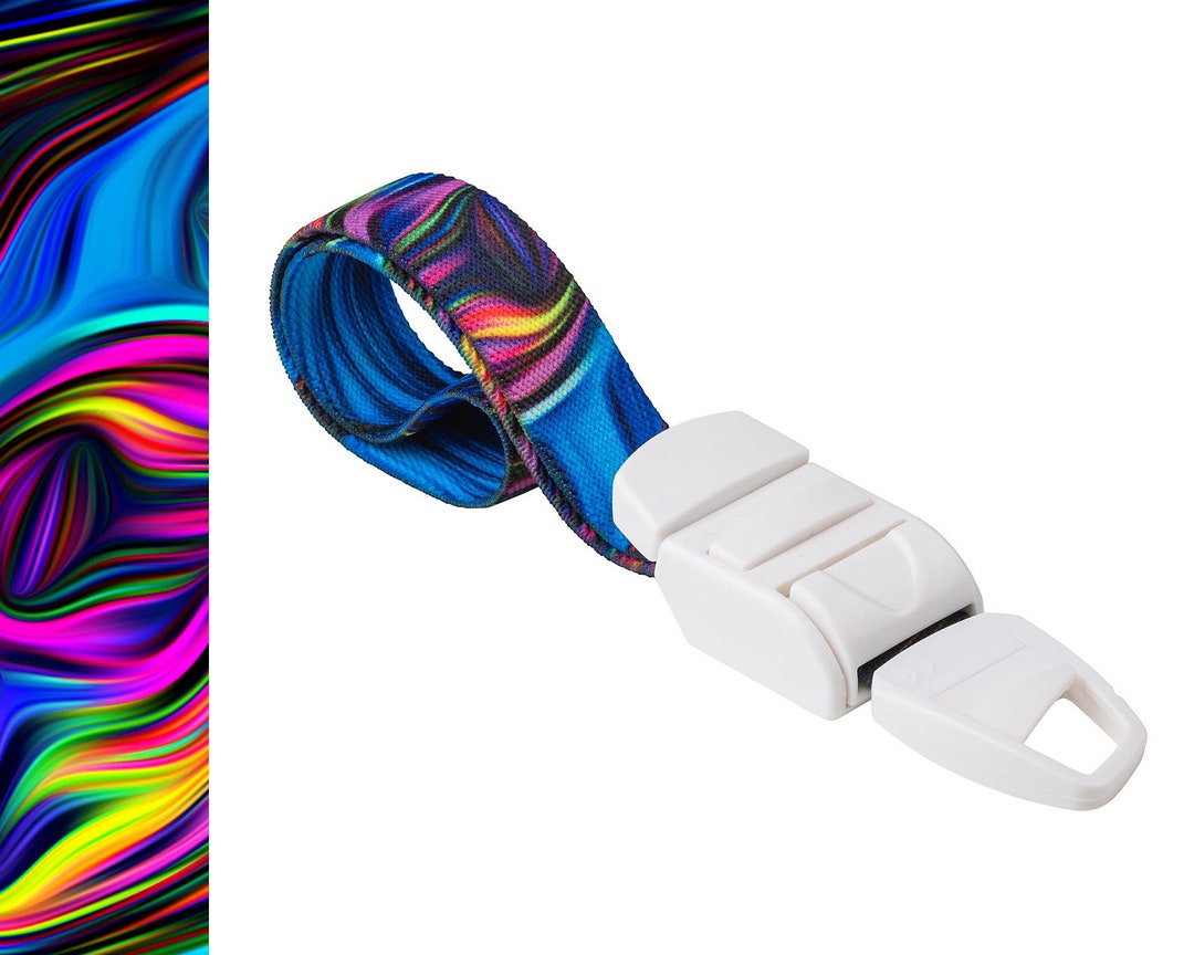 Beau ROLSELEY Cordon Cou Sangle Avec Multicolore Motifs