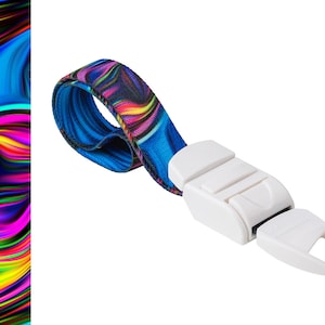 Rolseley Medical Tourniquet with COLOUR STREAM Pattern with ABS Plastic Buckle Latex Free for Doctors, Nurses and Paramedics