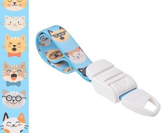 Rolseley Medical Tourniquet Blue with Cartoon Cats and Kittens Pattern with ABS Plastic Buckle Latex Free for Doctors, Nurses and Paramedics