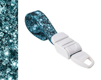 Rolseley Medical Tourniquet Emerald Green Sparkling Crystals Pattern with ABS Plastic Buckle Latex Free for Doctors, Nurses and Paramedics