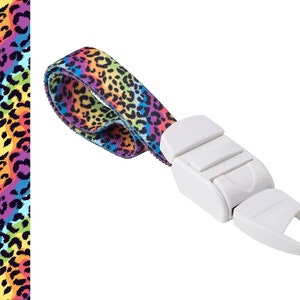 Rolseley Medical Tourniquet Rainbow Animal Leopard Print Pattern with ABS Plastic Buckle Latex Free for Doctors, Nurses and Paramedics