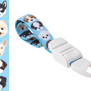 Rolseley Medical Tourniquet Blue with Dogs Puppies Pattern with ABS Plastic Buckle Latex Free for Doctors, Nurses and Paramedics