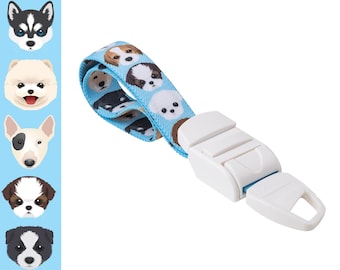 Rolseley Medical Tourniquet Blue with Dogs Puppies Pattern with ABS Plastic Buckle Latex Free for Doctors, Nurses and Paramedics