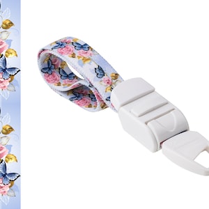 Rolseley Medical Tourniquet with Butterflies Roses Floral Pattern with ABS Plastic Buckle Latex Free for Doctors, Nurses and Paramedics