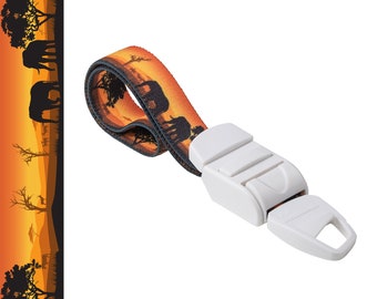 Rolseley Medical Tourniquet with ELEPHANTS & SUNSET Pattern with ABS Plastic Buckle Latex Free for Doctors, Nurses and Paramedics