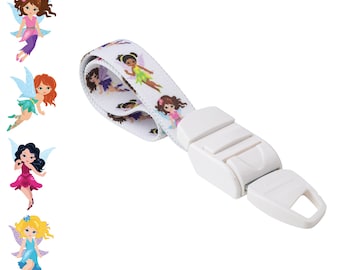 Rolseley Medical Tourniquet White with Magical Fairies Pattern with ABS Plastic Buckle Latex Free for Doctors, Nurses and Paramedics