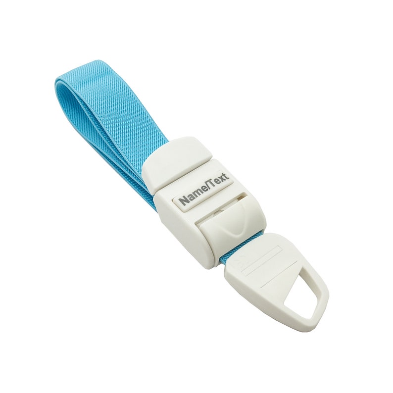 ROLSELEY Custom Buckle Personalised Quick and Slow Release Medical Nurse Tourniquet Nurse Gift Idea 10 Colours to choose from Light Blue