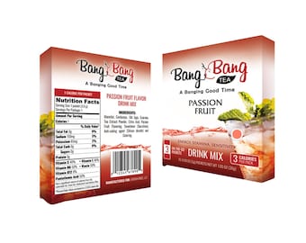 Bang Bang Tea  Energy Drink for Vitality 10 Pack