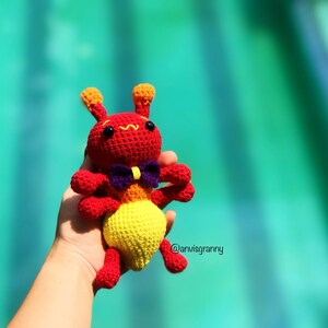 Ant amigurumi crochet pattern, ant crochet toy, ant keychain tutorial, easy crochet for beginners Printable Digital English file image 4