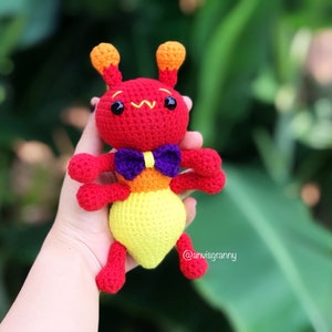 Ant amigurumi crochet pattern, ant crochet toy, ant keychain tutorial, easy crochet for beginners Printable Digital English file image 5