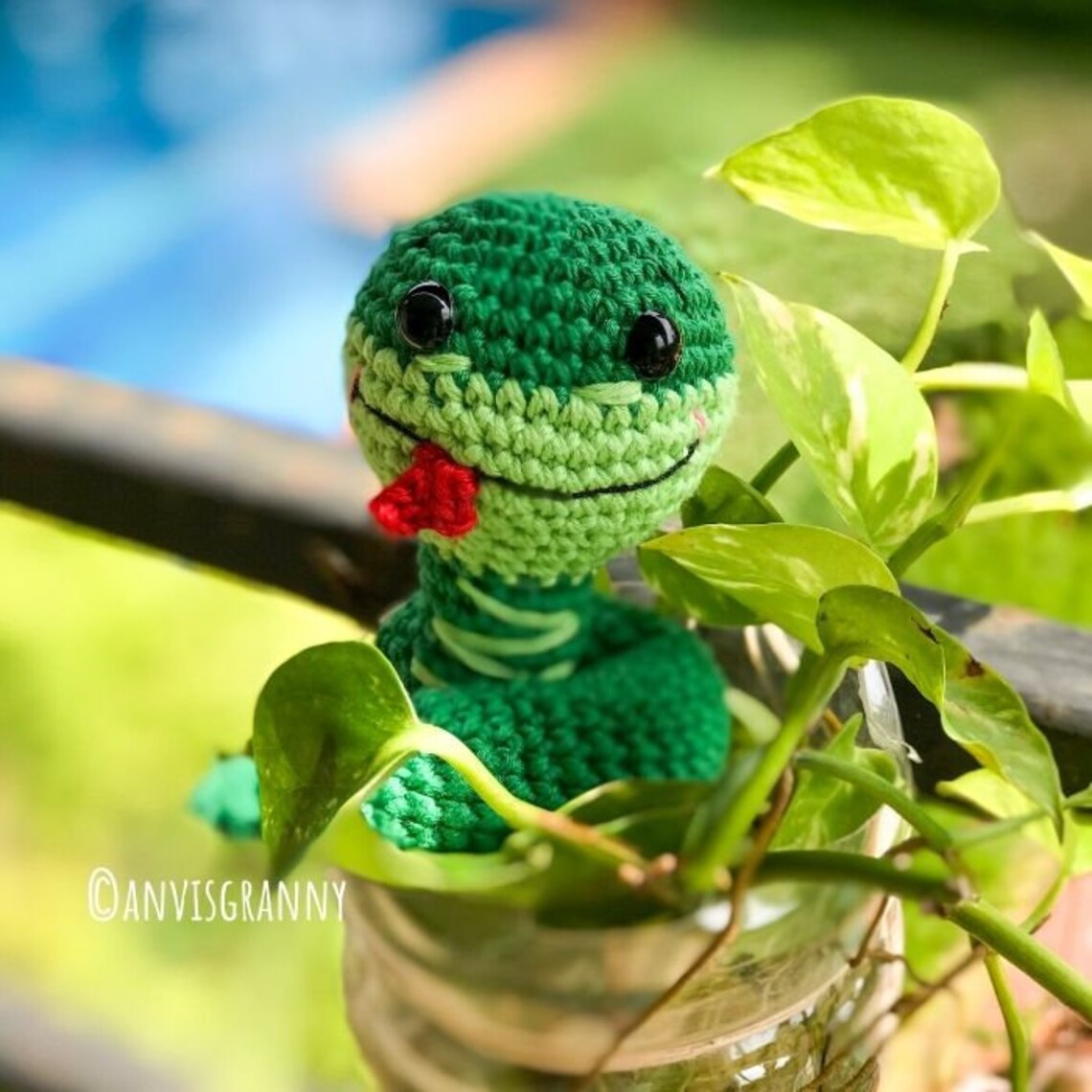 PATTERN Chinese Zodiac Snake crochet amigurumi pattern Etsy