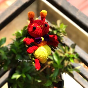 Ant amigurumi crochet pattern, ant crochet toy, ant keychain tutorial, easy crochet for beginners Printable Digital English file image 6