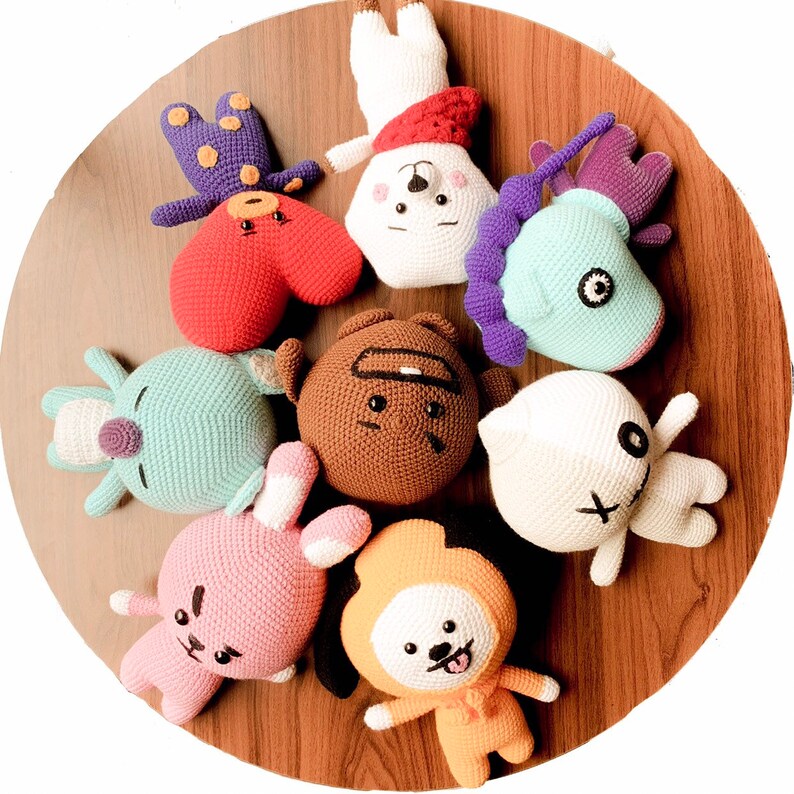 Cooky BT21 Crochet Pattern BTS Army Korean band doll bunny Etsy