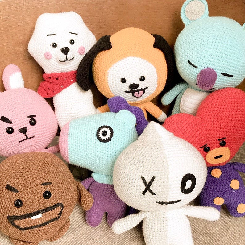 Koya BT21 Crochet pattern BTS doll amigurumi pattern BT21 | Etsy