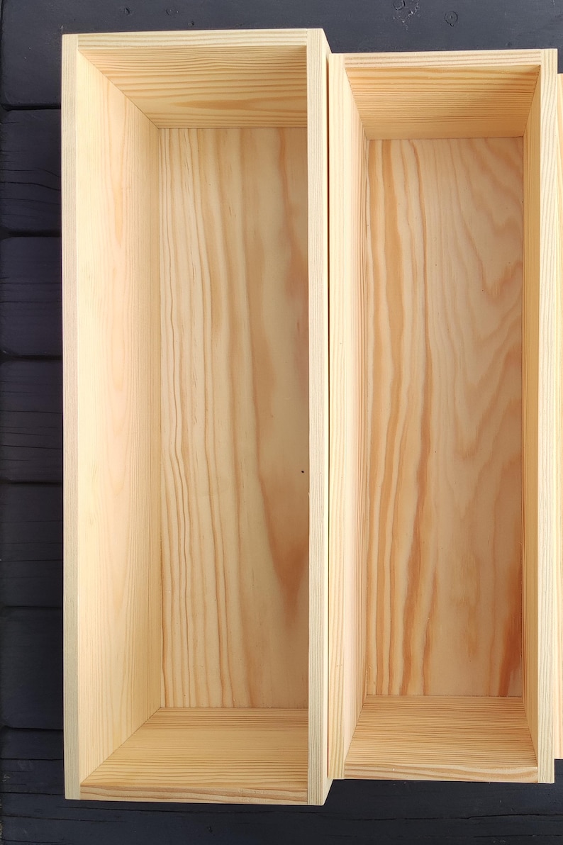 Clean wood boxes