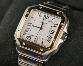 CARTIER Santos Automatic Silver Dial Large Men's Watch Item No. W2SA0009