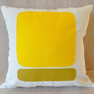 Hello Rothko - Pillow Cover   | Yellow | Color Block | Modern | Mid Century | Retro | Geometric | Colorblock | Mid-Century | Abstract |