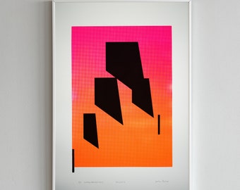 DIVISIONS / TRANSFORMATIONS 2. Screen print / serigraphy.