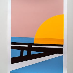 La Palma. Aeropuerto / Serigrafia a mano (serigrafia)
