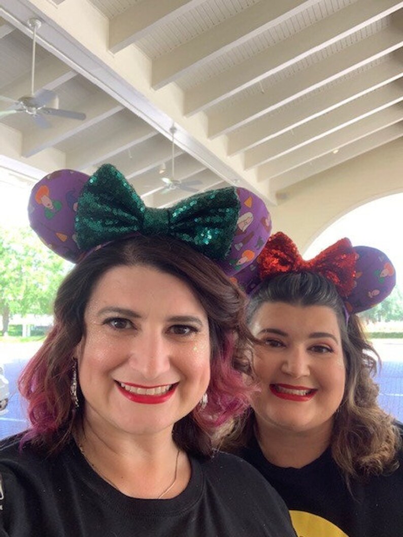 Witch Sisters Ears Sanderson Sisters Minnie Ears Halloween Etsy