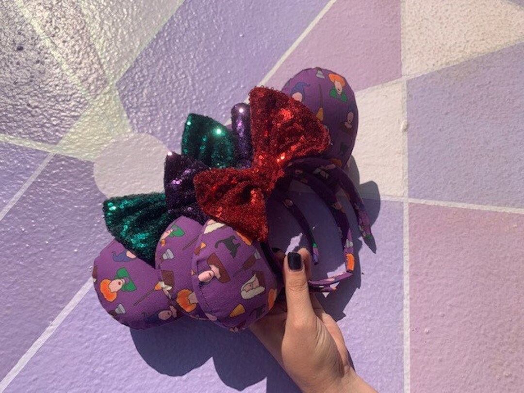 Witch Sisters Ears Sanderson Sisters Minnie Ears Halloween Etsy