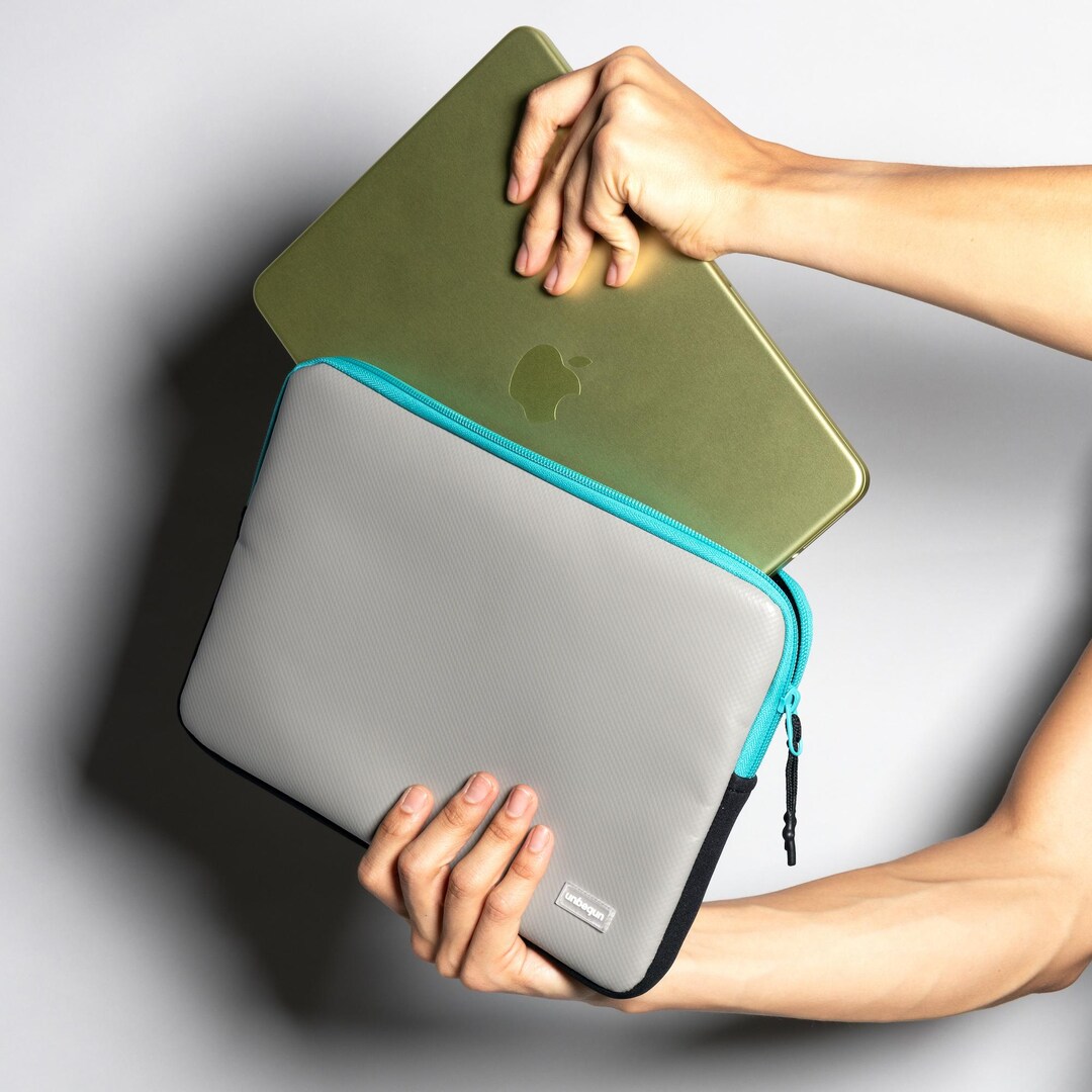 Sustainable 13 Inch MacBook Neo Case From Upcycled Fabric (trailer ...