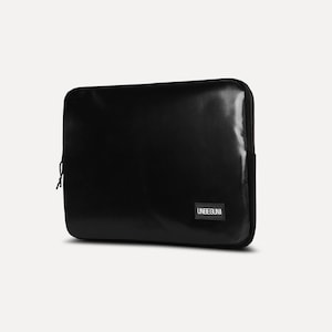 Funda para portátil sostenible de Ámsterdam (13 pulgadas, 14 pulgadas, 15 pulgadas y el nuevo MacBook Pro de 16 pulgadas M4) - Funda/estuche para portátil negro para MacBook Air