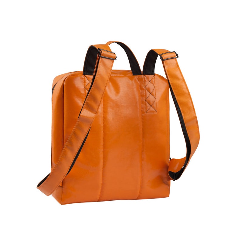 orange laptop backpack
