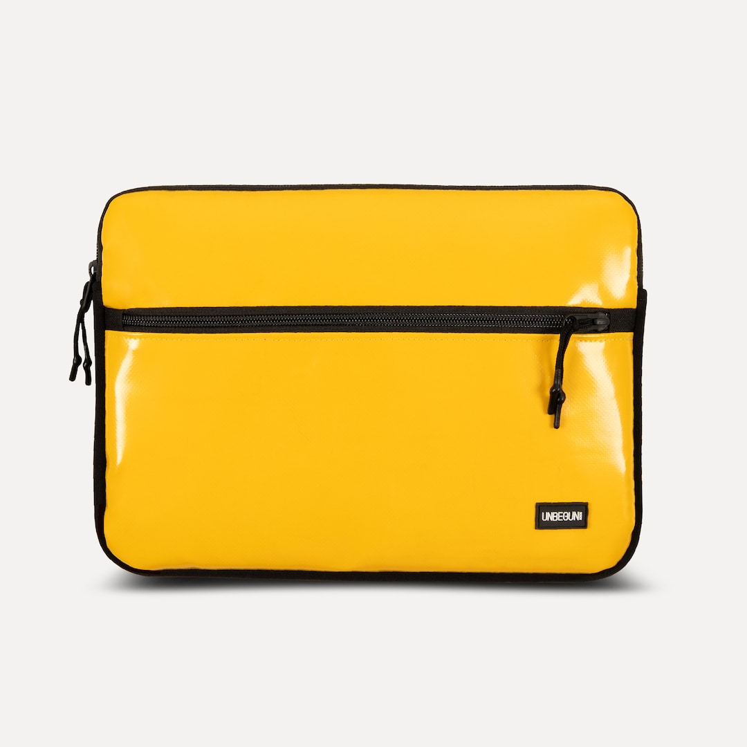 Buy MacBook Air 13 Case With Compartment (from Upcycled Fabric), Yellow  Laptop Sleeve for New MacBook Air 13,6 Inch M4/M3 (2025/2024), Cover/bag