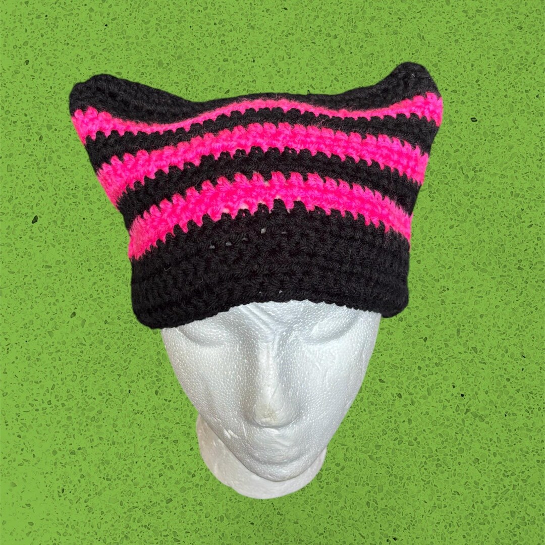 Crochet Cat Beanie /hat/ Toque - Etsy