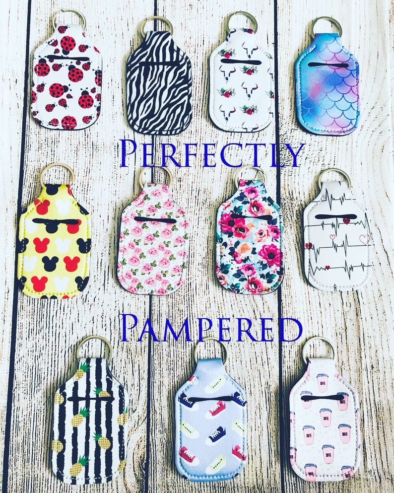 Hand Sanitizer Holder Etsy