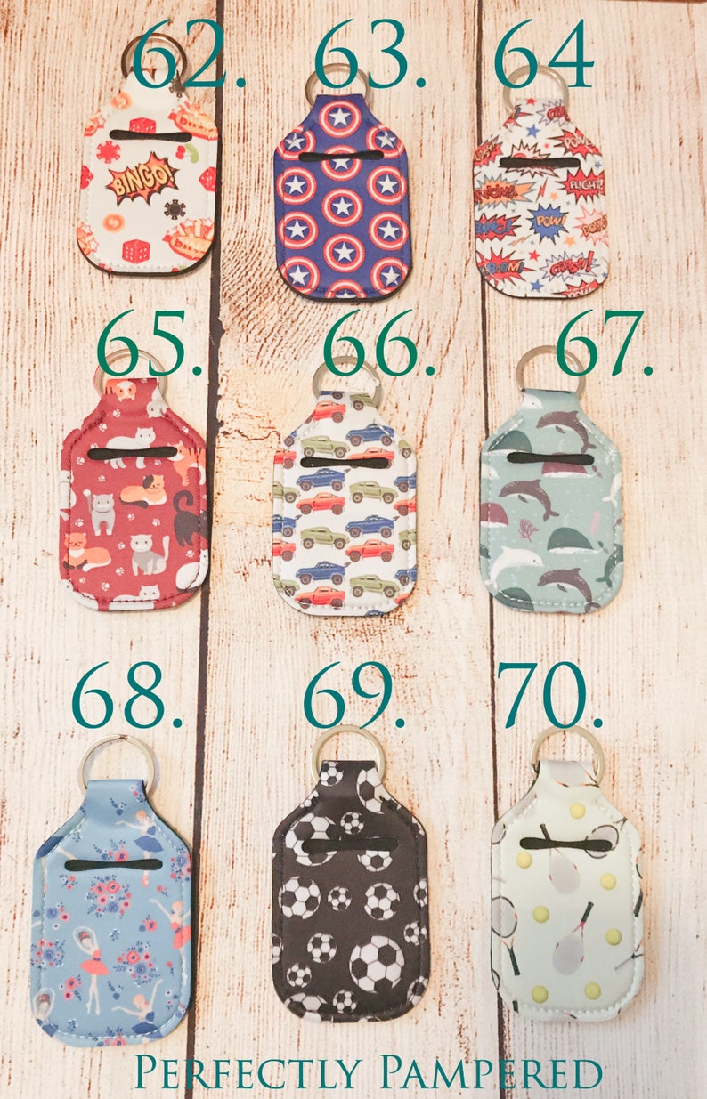 Hand Sanitizer Holder Etsy