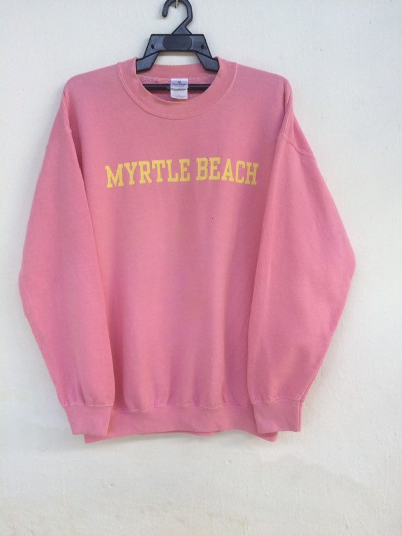 Vintage Myrtle Beach Sweatshirt Pullover Material 50 50 Size L | Etsy