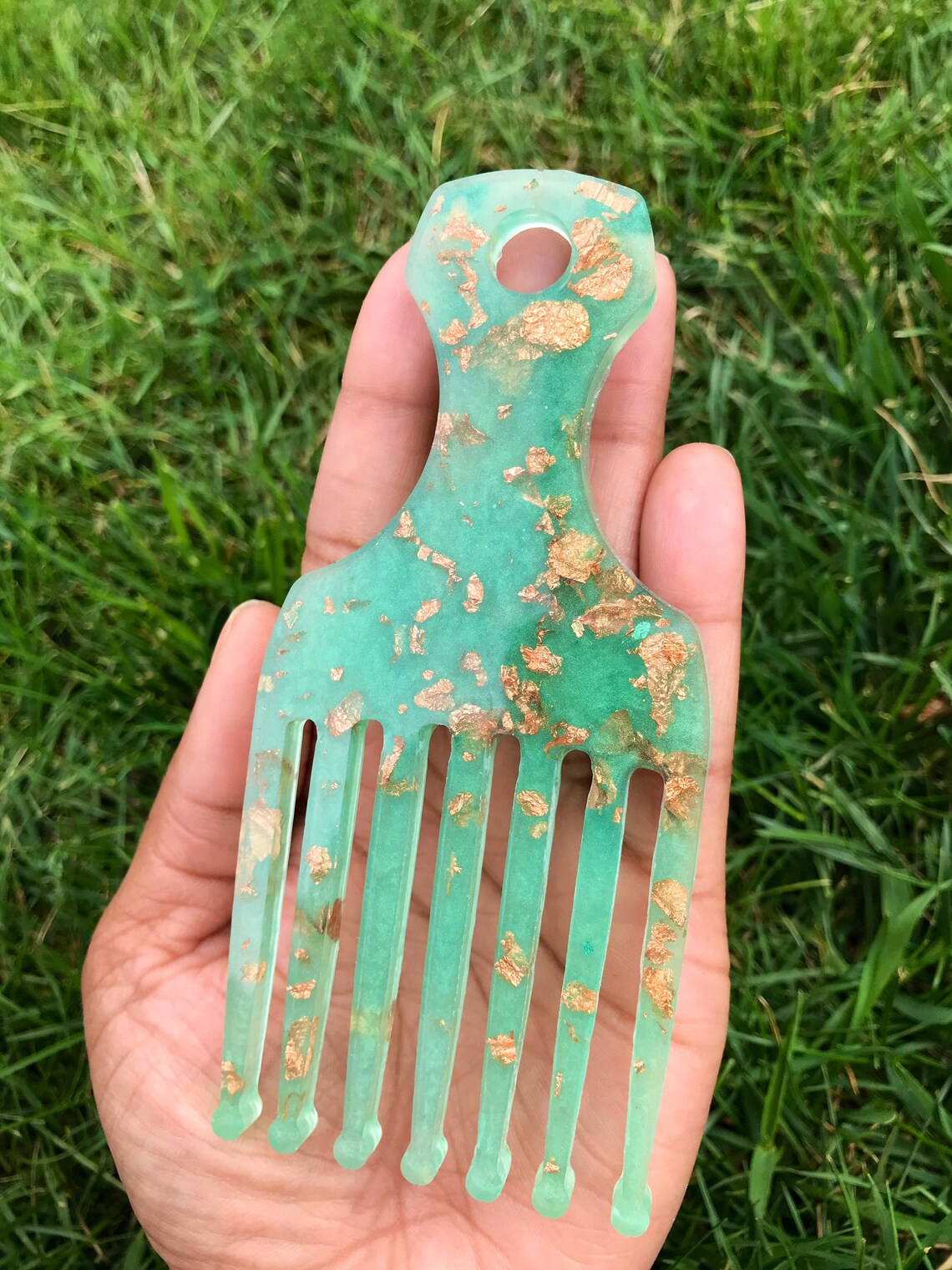 Resin Afro Hair Picks Etsy