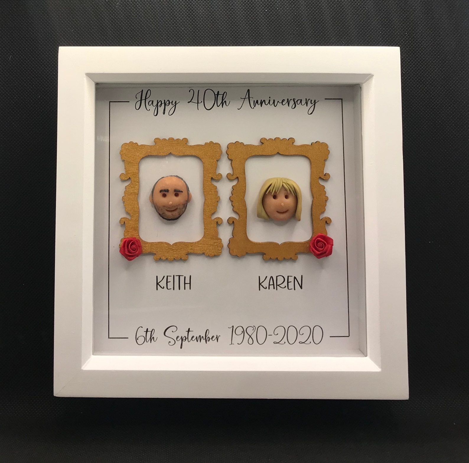 Anniversary Gift Frame Etsy